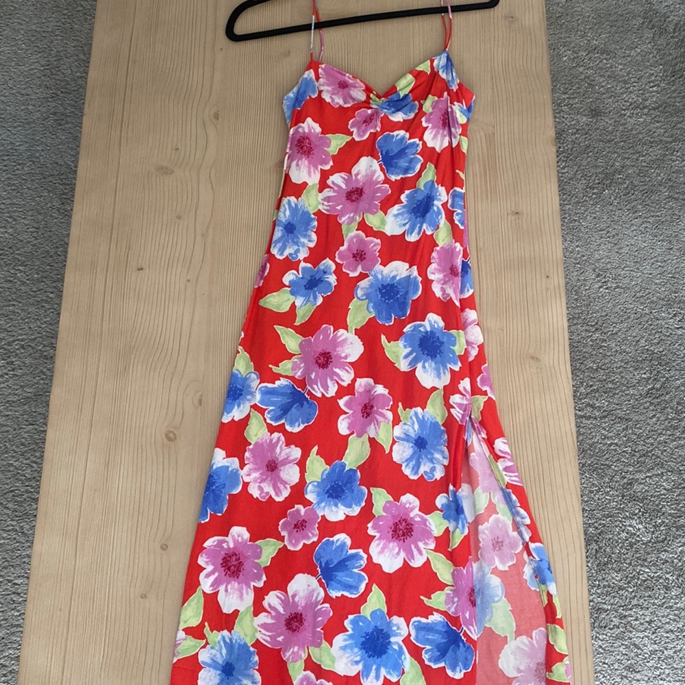 Bershka long midi dress size small